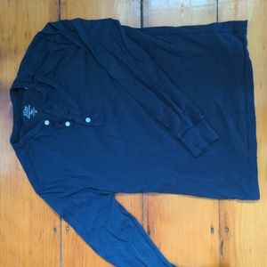 J. Crew garment dyed slub cotton long sleeve Henley